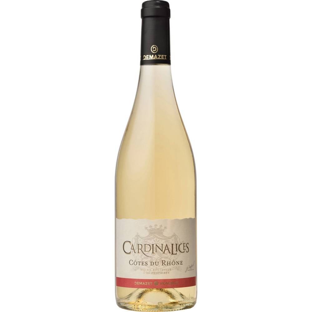 Demazet - Vin blanc cardinalices côtes du Rhône (750 ml)