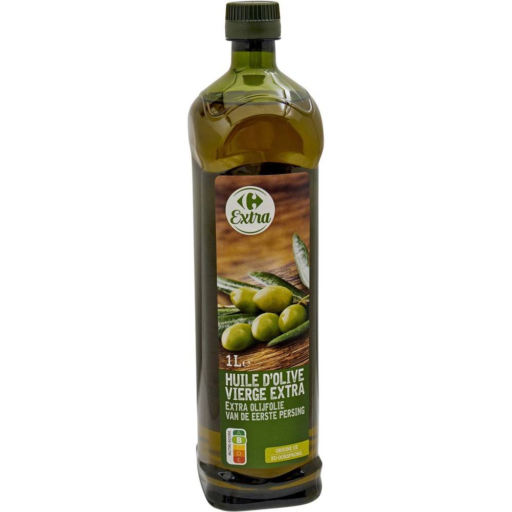 Huile d'olive vierge extra CARREFOUR EXTRA - la bouteille d'1L