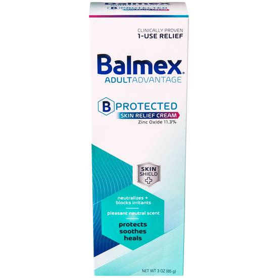 Balmex AdultAdvantage BProtected Skin Relief Cream, 3 OZ