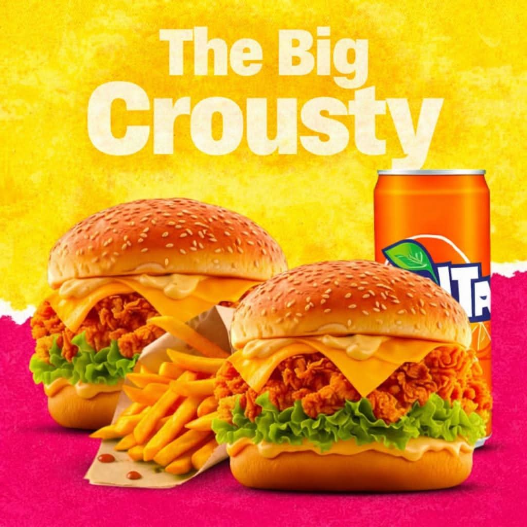 Menu Doublé Crousty Smash 🍔 💕