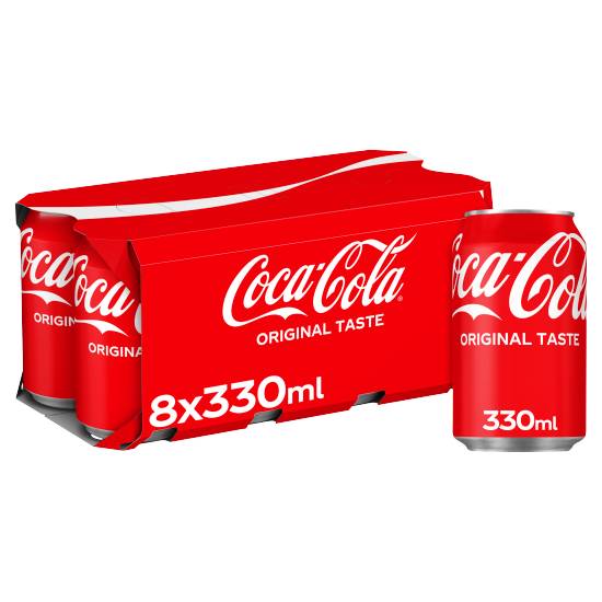 Coca-Cola Original Taste (8 x 330ml)