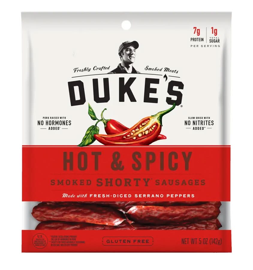 Duke's Hot and Spicy Smoked Shorty Sausages