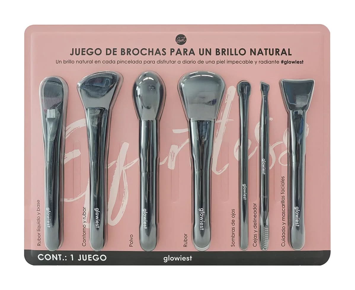 Glowiest · Effortless brochas para maquillaje (7 un)