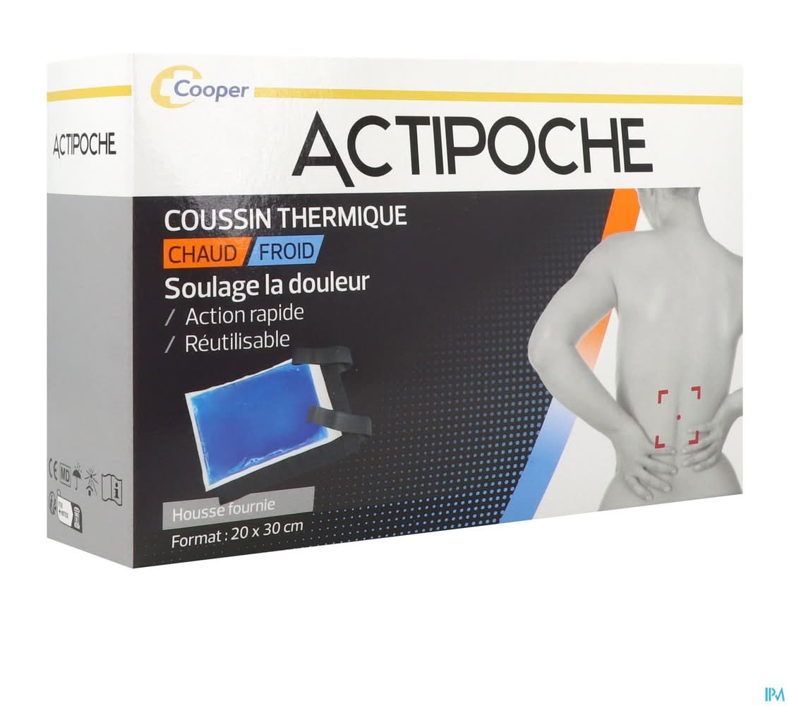 Cooper Actipoche Chaud Froid Coussin 20cm X 30cm