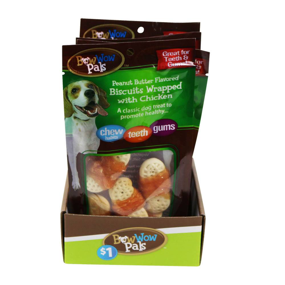 Bow Wow Peanut Butter Flavored Biscuits with Chicken (8 ct)