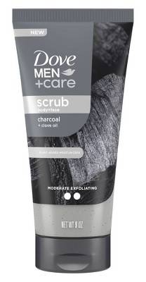 Dove Men+Care Charcoal Body & Face Scrub, Clove Oil (9 oz)