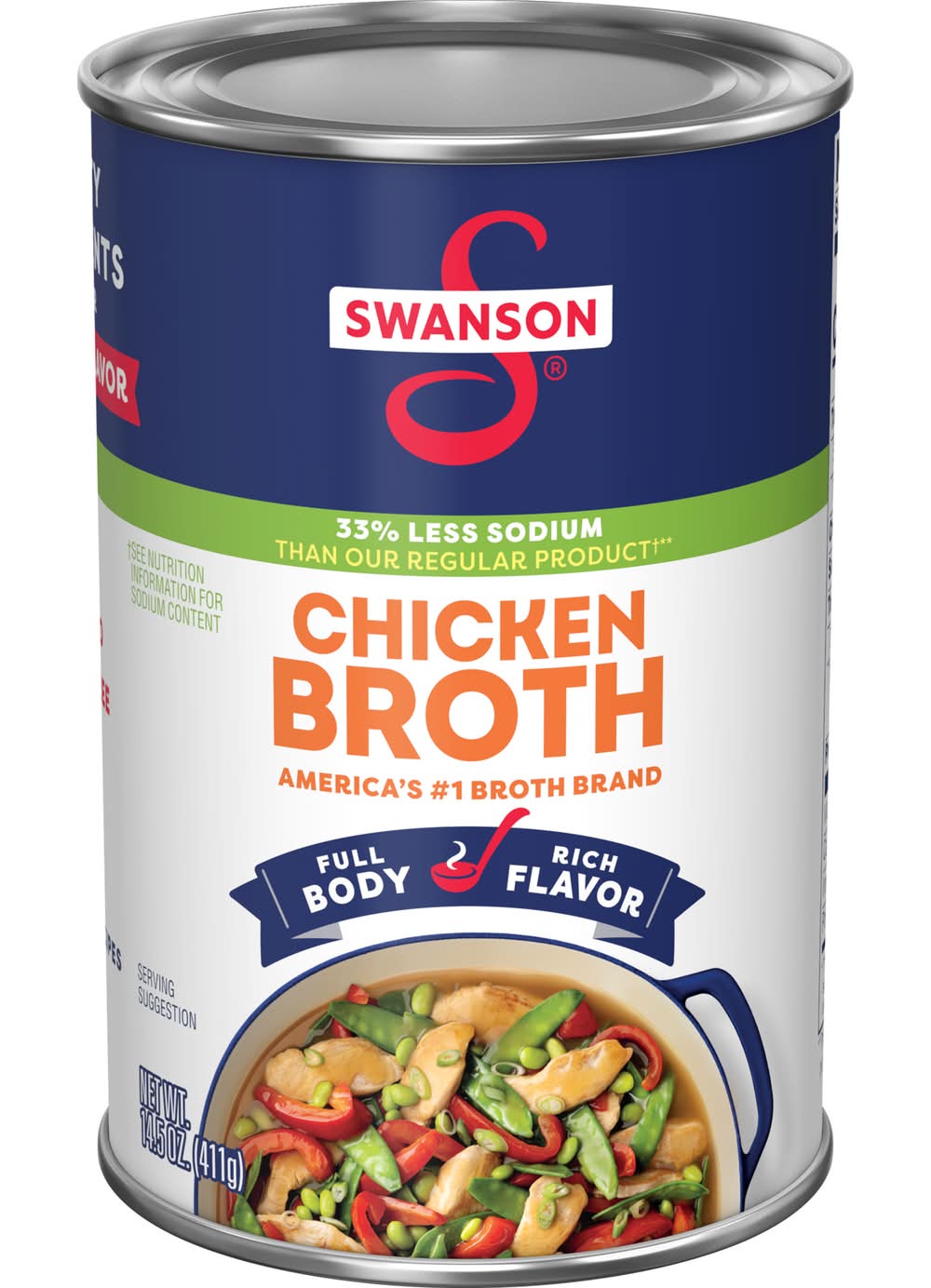 Swanson Natural Goodness Sodium Broth, Chicken (14.5 oz)