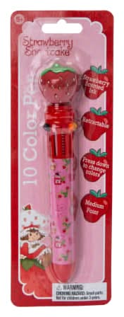 Character 10-Color Pen Strawberry Shortcake