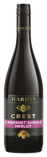 Hardys Crest Cabernet Shiraz Merlot Red Wine (750ml)