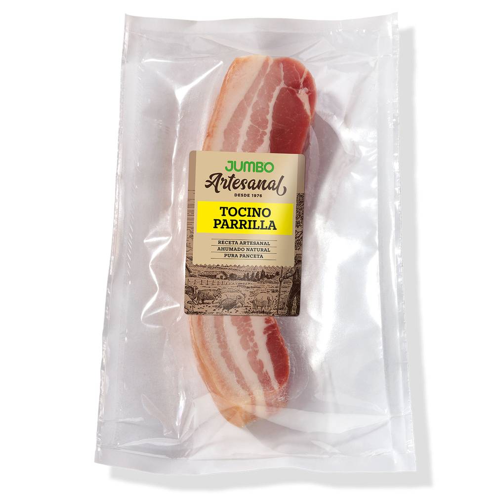 Jumbo Artesanal tocino parrilla ahumado natural (unidad: 100 g aprox)