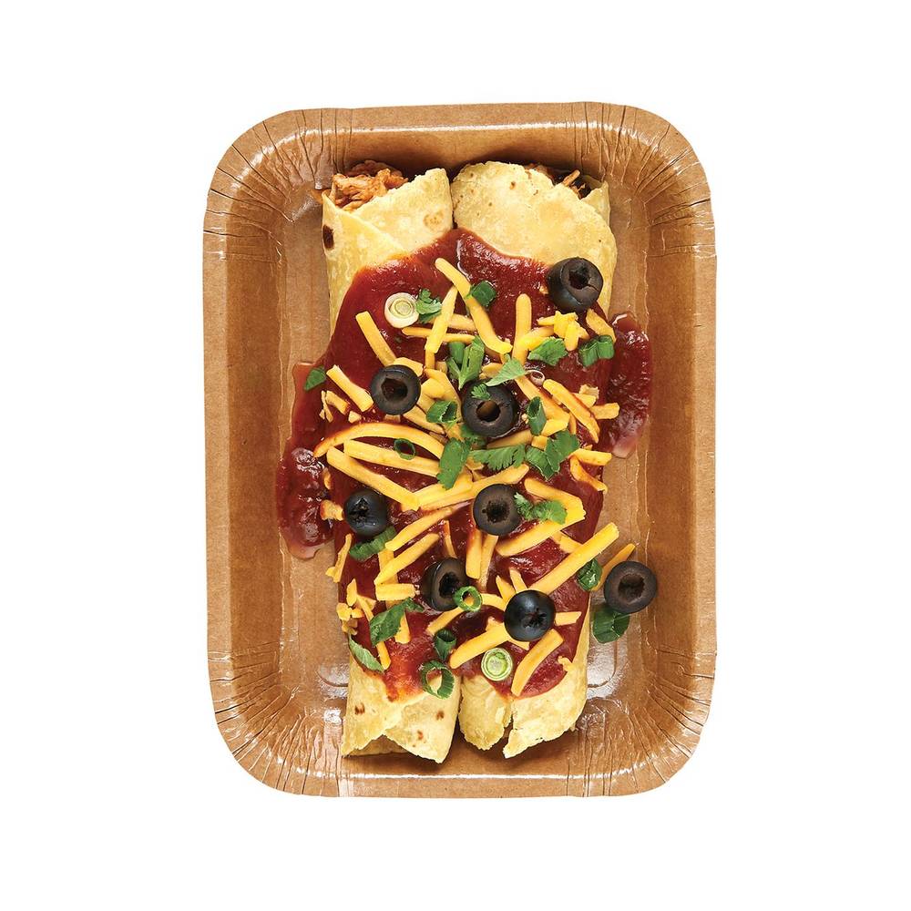 Raley's Ready-To-Go Enchilada Entree (Red Chilli Chicken)