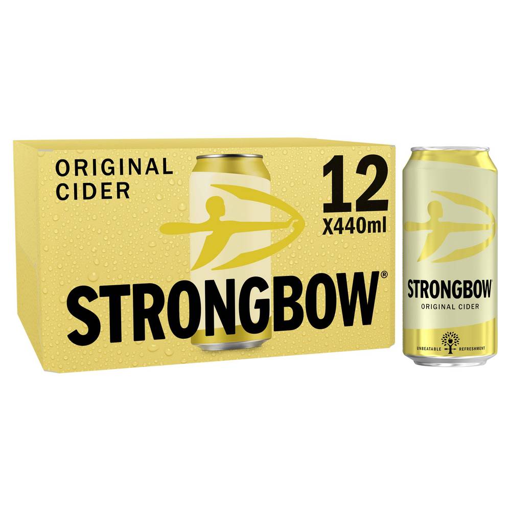 Strongbow Original Cider Can 12x440ml