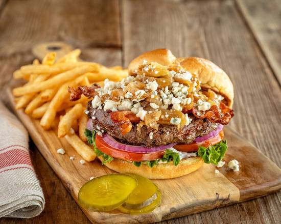 The Triple B (bacon Blue Burger)
