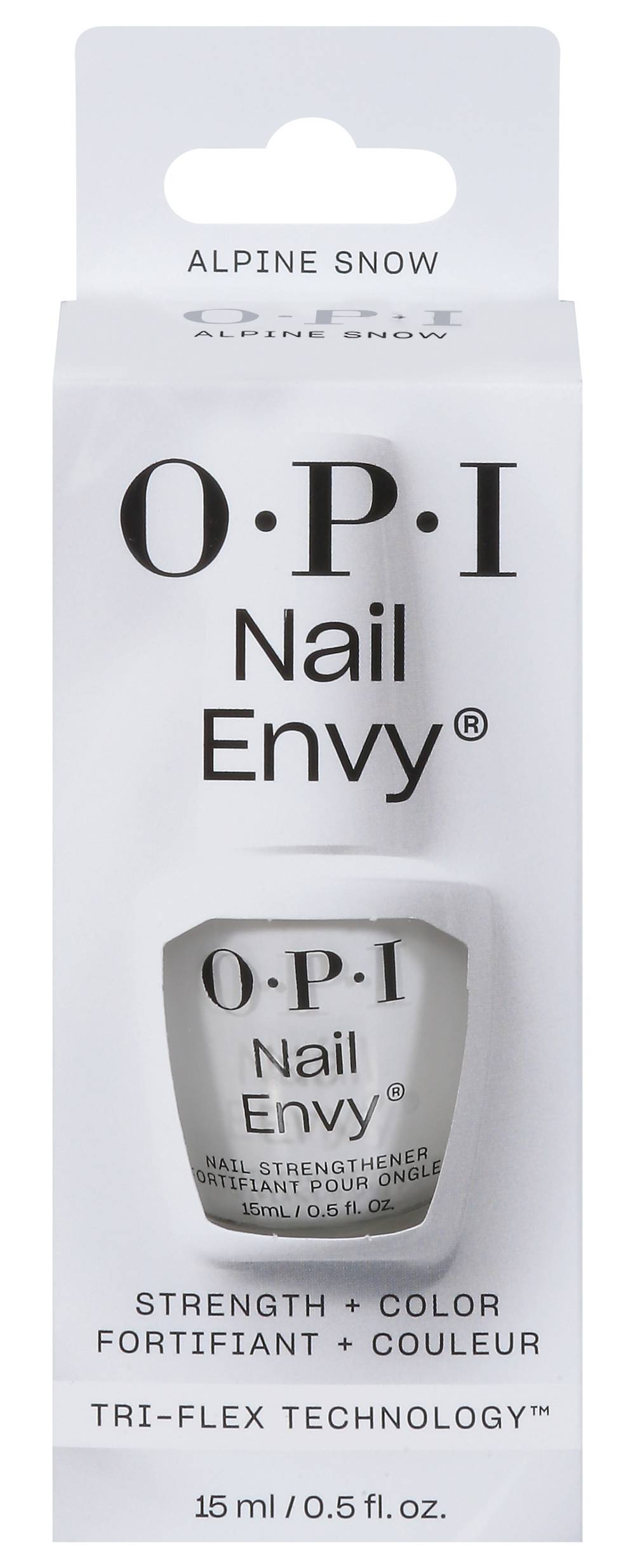 OPI Nail Envy Nail Strengthener, Alpine Snow (0.5 fl oz)