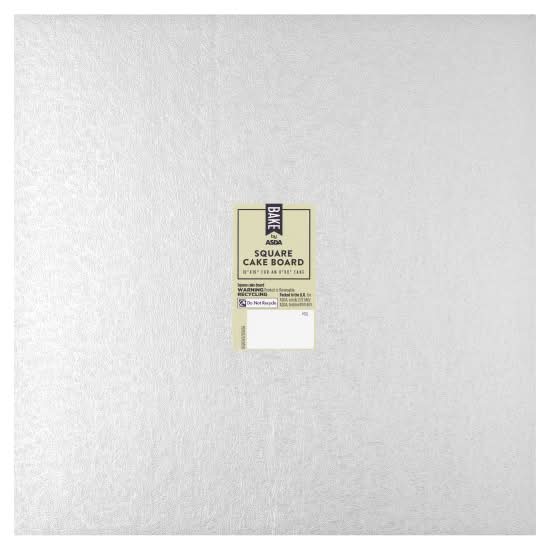 ASDA Square Cake Board