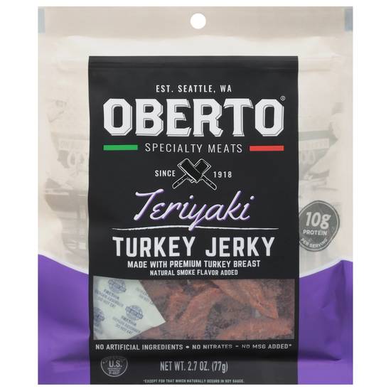 Oberto Teriyaki Specialty Meats Turkey Jerky