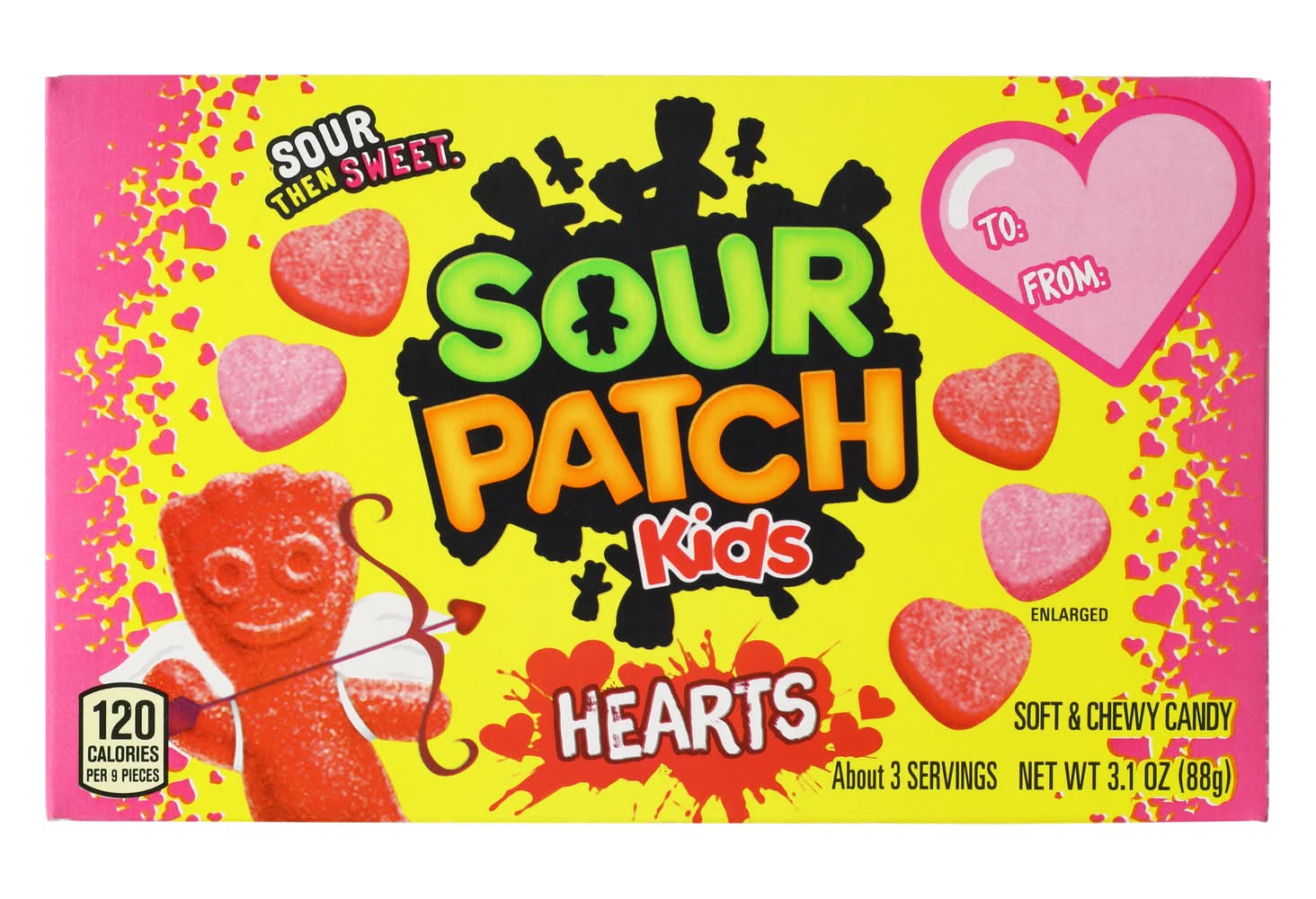 Sour Patch Kids® Hearts Movie Theater Candy Box 3.1oz