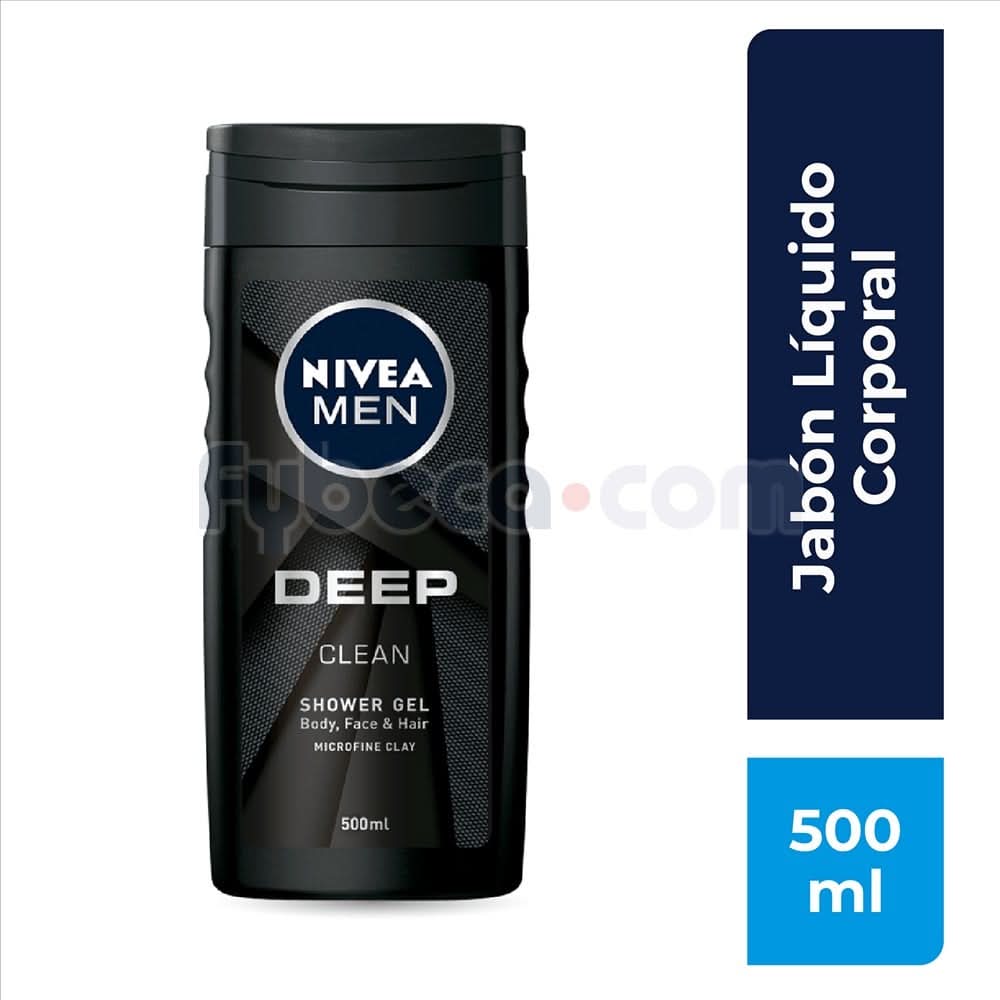 Jabon Liq Cosmet Nivea Active Clean Shower Gel 500Ml