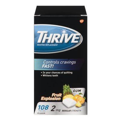 Thrive Fruit Explosion Flavoured Regular Strength Nicotine Gum (215 g)