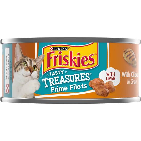 Purina Friskies Prime Filets With Chicken & Cheese in Gravy Cat Food
