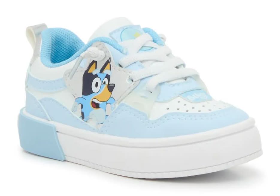 Ground Up Bluey Court F5 Slip-On Sneaker - Kids' (Light Blue/White Medium - 8 Toddler)