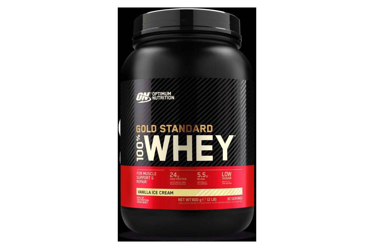 Optimum Nutrition Gold Standard Whey Vanilla Ice Cream 900g