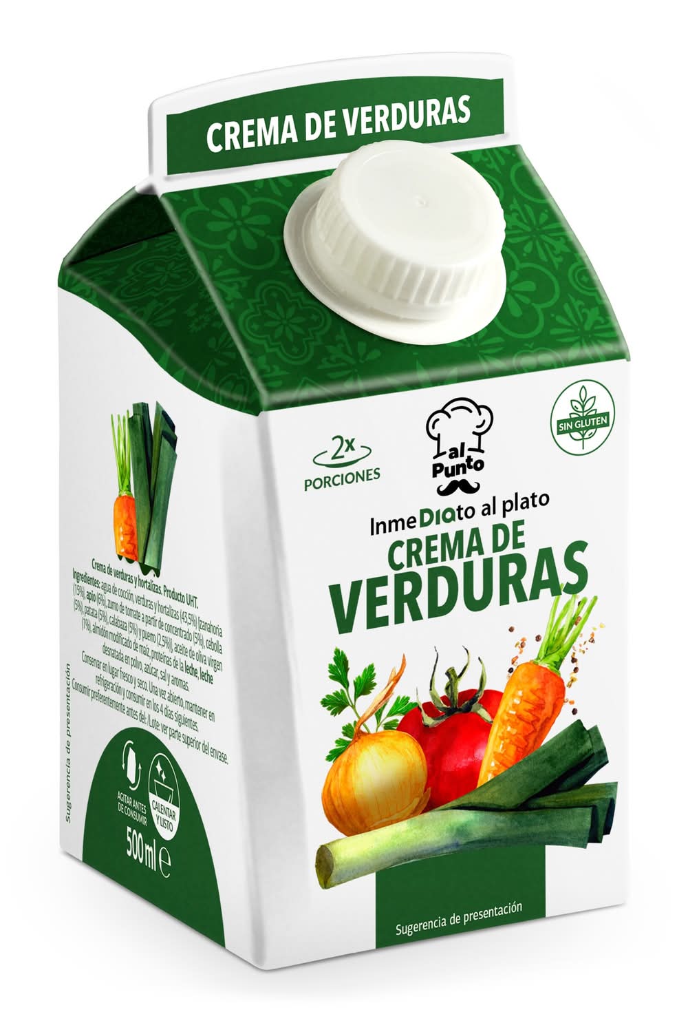 Crema De Verduras Al Punto Dia Brik 500 Ml