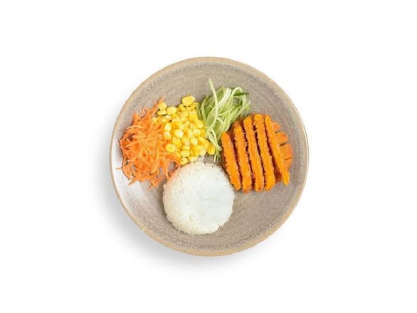 kids yasai katsu with katsu curry sauce (vg)