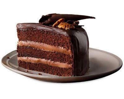 Rich Chocolate Cake Slice