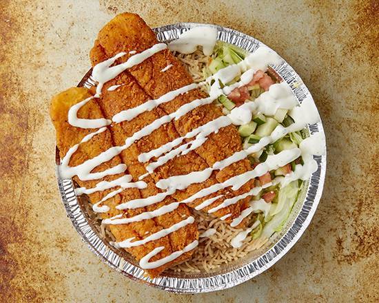 Fried Fish over Rice