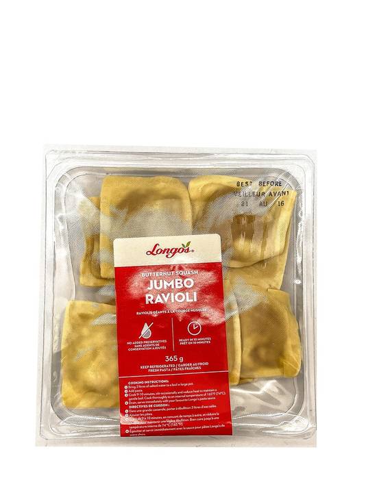 Longo's Butternut Squash Jumbo Ravioli (365 g)