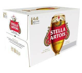 Stella Artois 4.8% Btls (24 Pack) 330mL