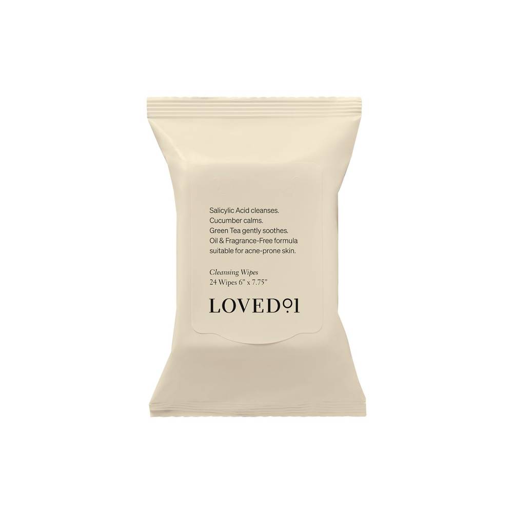 LOVED01 CLEANSING WIPES 24CT