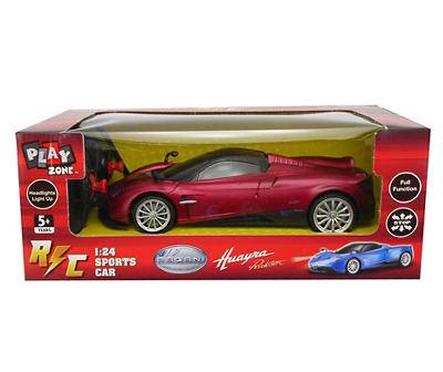 Play Zone 1:24 Pagani Huayra Roadster Rc Sports Toy Car, Red