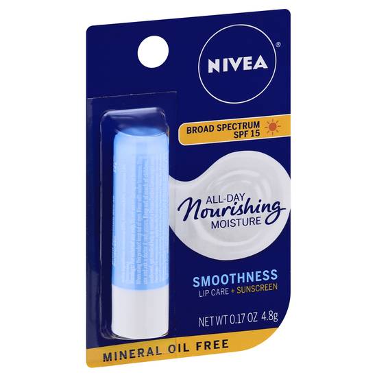 Nivea All-Day Nourishing Moisture Lip Care Spf 15 (0.2 oz)