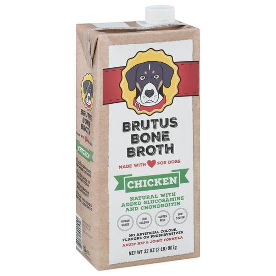 Brutus Bone Broth Chicken Bone Broth Dog Food