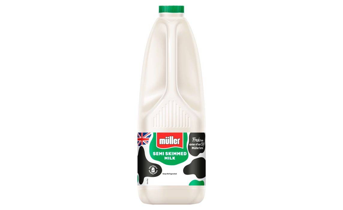 Muller British Semi Skimmed Milk 2 Litre / 3.5 Pints (544361)