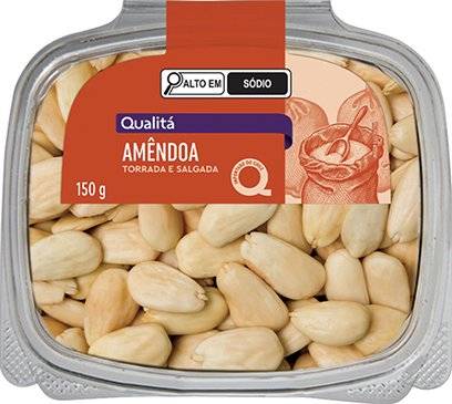 Qualitá · Amêndoa torrada e salgada (150 g)