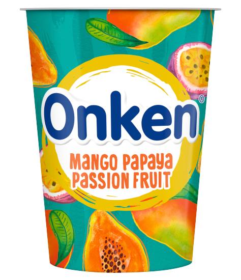 Onken Mango-Papaya-Passion Fruit, Yogurt (450g)