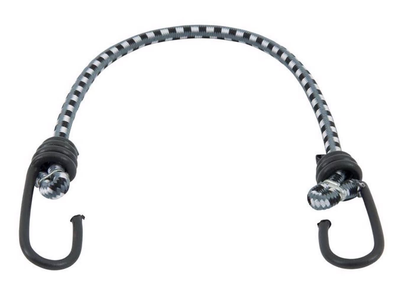 Keeper Black/White Bungee Cord 18 In. L X 0.315 In. 1 Pk