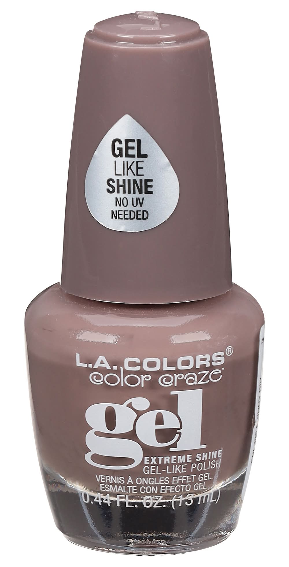 L.A. Colors Color Craze Gel Extreme Shine Nail Polish, 383 Skinny Dip (0.44 fl oz)