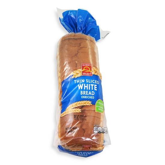 Sunny Select Thin Slice White Bread
