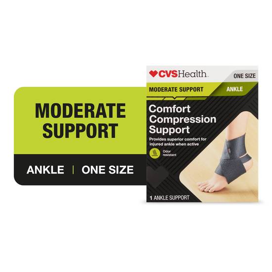 CVS Health Moderate Support Ankle Comfort Compression Support