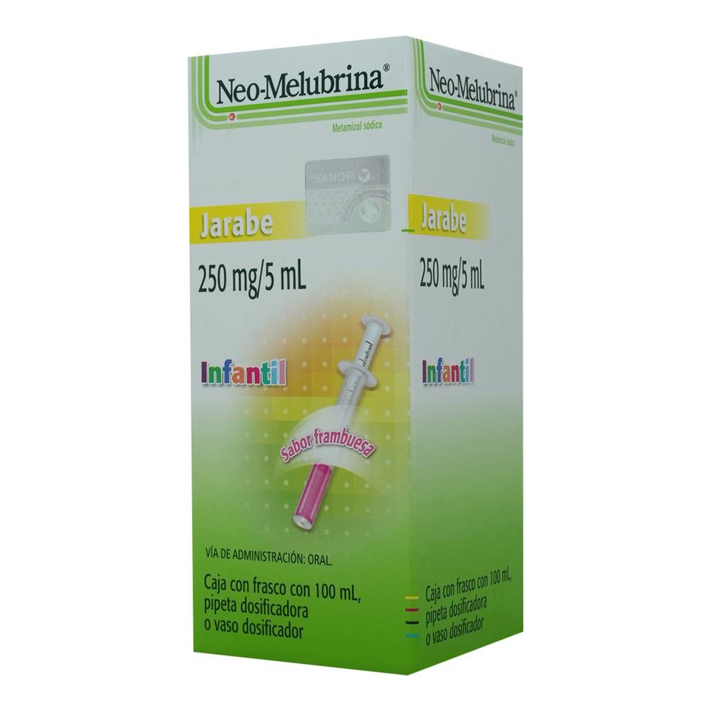 Sanofi neo-melubrina metamizol sódico jarabe 250 mg (100 ml)
