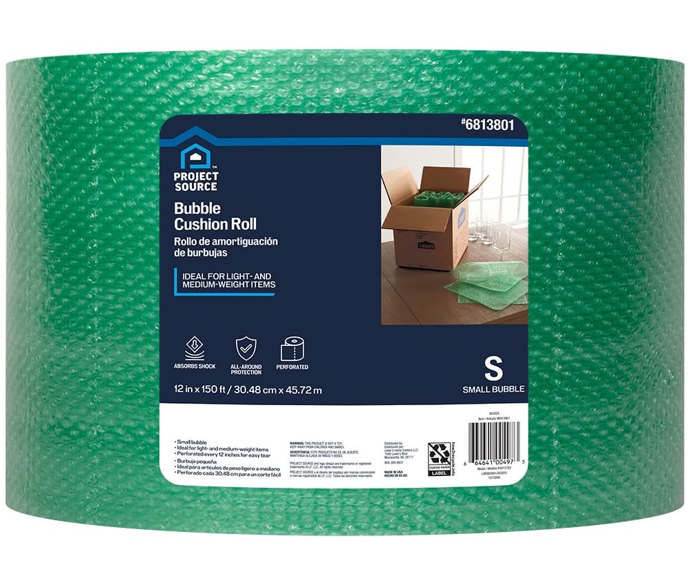 Project Source 12-in x 150-ft Bubble cushion