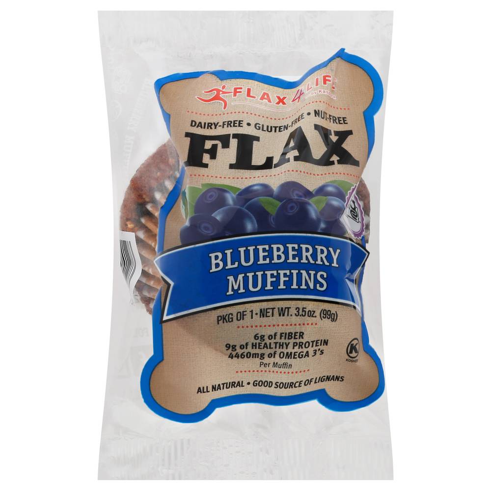 Flax4Life Flax Blueberry Muffin (3.5 oz)