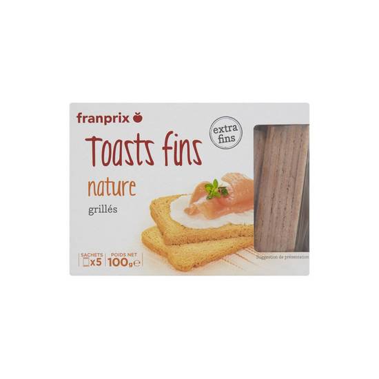 Mini Toast Nature Franprix 100g