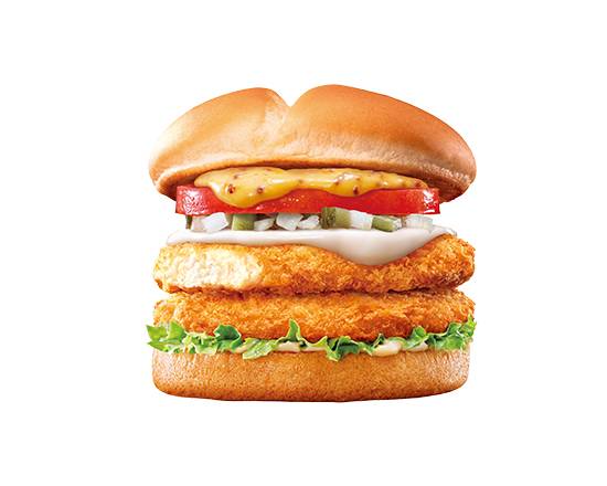 【単品】ダブルトマト＆チーズのチキンカツバーガー Double Tomato & Cheese Chicken Cutlet Burger