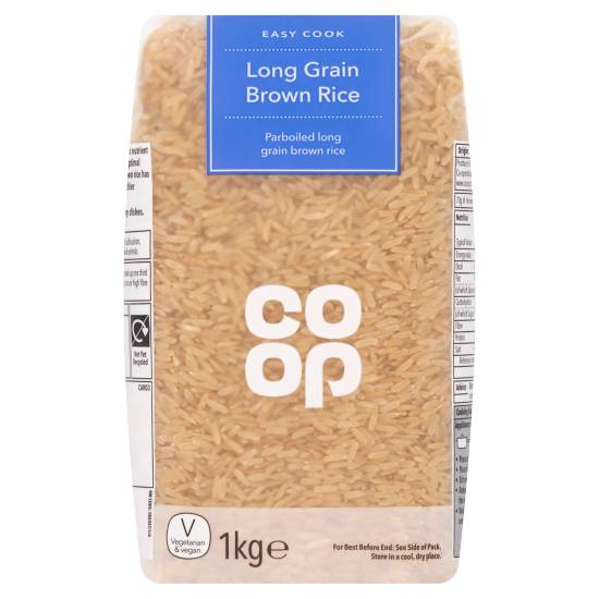 Co-Op Long Grain Brown Rice 1kg