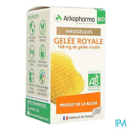 Arkogelules Gelee Royale Bio Gelule 150 Gelée royale - Compléments alimentaires